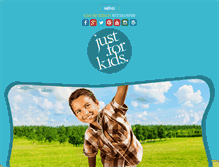 Tablet Screenshot of justforkidsdental.com